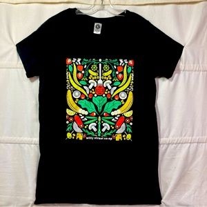 Willy Street Co-Op Madison Wisconsin Grocery Sz L Vegetable Organic T Shirt Tee